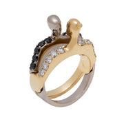 Always Together ring gold and diamonds