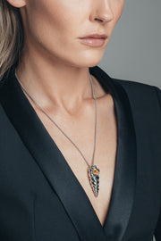 Shell necklace silver