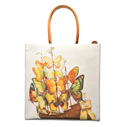 Departure of the Winged Ship Tote Bag