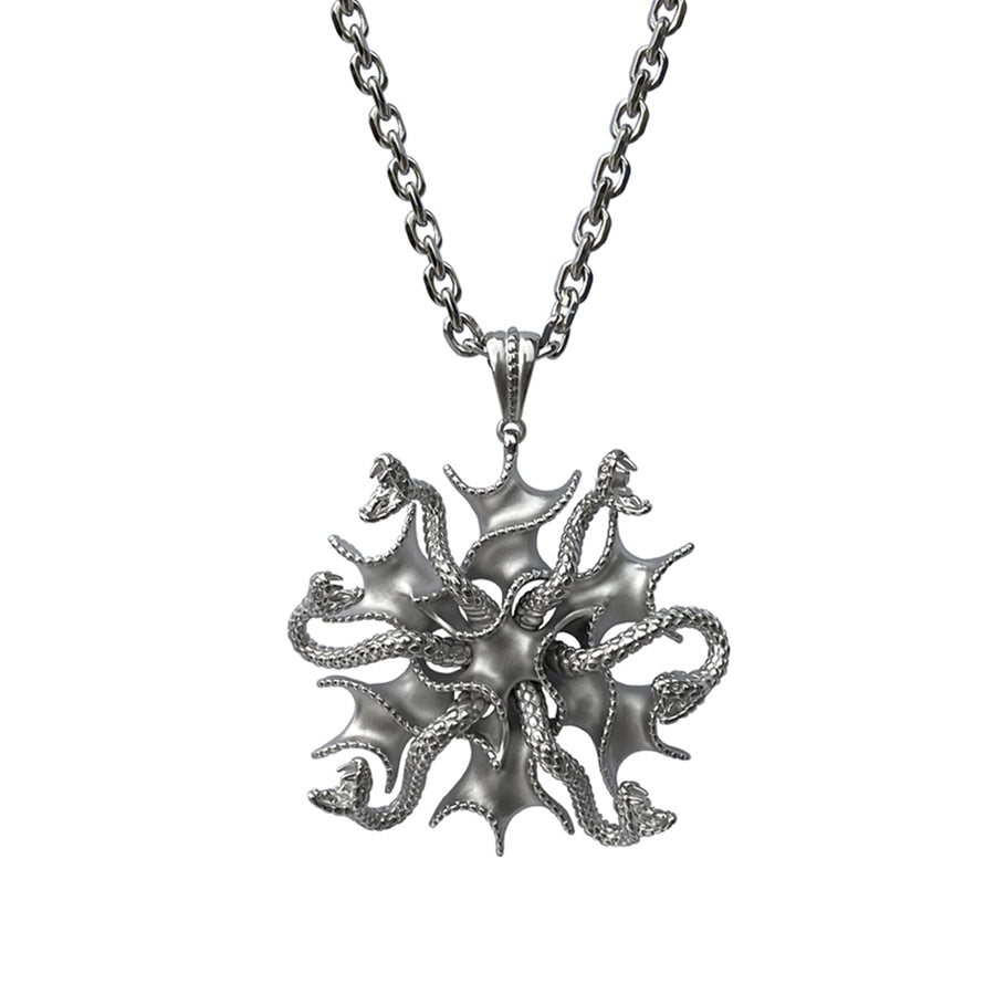 Gorgona necklace silver