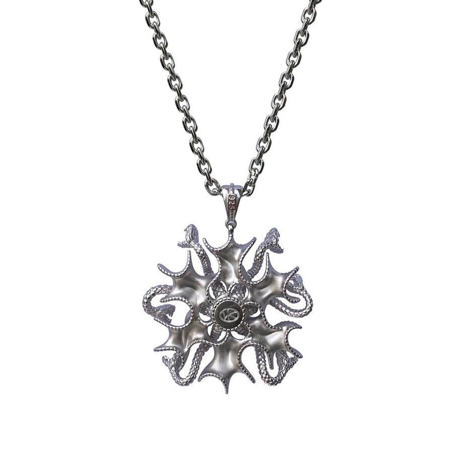 Medusa Gorgona necklace silver