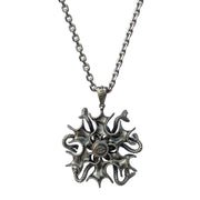 Medusa Gorgona necklace silver