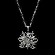 Medusa Gorgona necklace silver